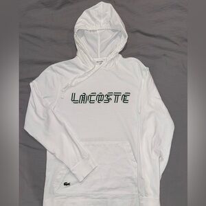 Lacoste Lightweight Pullover Hoodie Sweatshirt